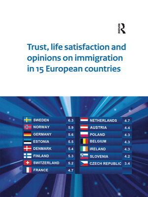 cover image of Trust, Life Satisfaction and Opinions on Immigration in 15 European Countries